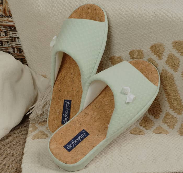 Женские тапочки со стелькой из пробки De Fonseca
